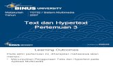 3 - Teks Dan Hypertext