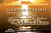 Sunnah Sunnah Yg Ditinggalkan di bulan Ramadhan