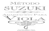 Metodo Suzuki -Adaptado Para Viola