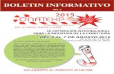 CONFITEXPO 2015 BOLETIN INFORMATIVO 2
