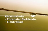 Elektrokimia Elektrokimia • Potensial Elektroda • Elektrolisis