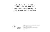 Manual para simulacros hospitalarios de emergencia