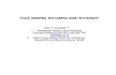 Teluk Jakarta Reklamasi atau Restorasi oleh Alan. F. Koropitan