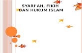 SYARIAH FIKIH DAN HUKUM ISLAM - Direktori File UPI