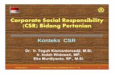 Corporate Social Responsibility (CSR) Bidang Pertanian
