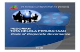 Code of Corporate Governance (Pedoman Tata Kelola Perusahaan).