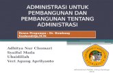 Bab 5 Administrasi Pembangunan Dosen Pengampu Dr. Bambang Kusbandrijo,M.Si