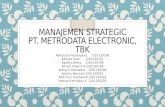 Analisis Manajemen Strategik PT. Metrodata Electronics Tbk