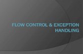 Flow control, exception handling array