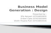 BUSINESS MODEL GENERATION: DESIGN