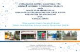 Pemaparan SIstem Akuntabilitas Kinerja Instansi Pemerintah Dinas Pekerjaan Umum Kabupaten Tulungagung
