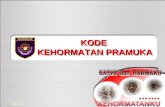 Presentasi Kode kehormatan Pramuka