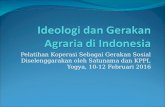 Ideologi dan Gerakan Agraria di Indonesia
