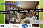 harga spring bed quantum latex dream