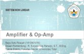 Pengertian Amplifier dan Op - Amp