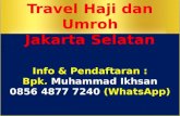 0856 4877 7240 (whats app) travel haji dan umroh jakarta selatan