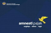 Tax Amnesty - Amnesti Pajak - Pengampunan Pajak