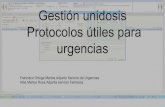 Gestion unidosis. Protocolos útiles para urgencias.