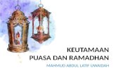 Keutamaan Puasa dan Ramadhan