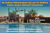 Sejarah Peradaban Islam Pada Masa Dinasti Shafawi