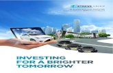 INVESTING FOR A BRIGHTER TOMORROW