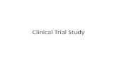 Clinical trial study(cts)