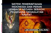 sistem pemerintahan indonesia dan peran lembaga negara sebagai