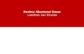 Review akuntansi dasar – ekuitas dan liabilitas
