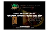 SOSIALISASI MEKANISME PENILAIAN MANDIRI 2014 ASDEP ...