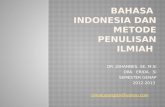 Presentasi BI dan Penulisan Ilmiah Februari 2016