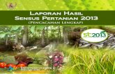 Laporan Hasil ST2013 Prov. Aceh