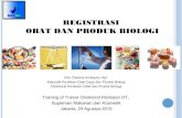 Registrasi Obat dan Produk Biologi