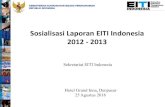 Sosialisasi Laporan EITI 2012-2013 Bali 2016