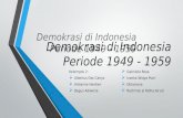 Demokrasi indonesia 1949 1959
