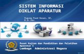 Sistem informasi Kediklatan PKP2A I LAN