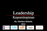 Leadership dalam Menyambut MEA 2016