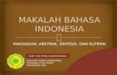 Makalah bahasa indonesia