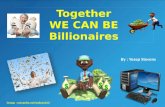 Wecanbe billionaire Indonesia | Belanja sekali untung Milyaran