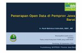 Penerapan Open Data di Pemprov Jawa Barat - Bappenas