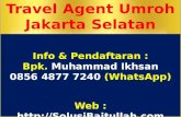 0856 4877 7240 (whats app) travel agent umroh jakarta selatan