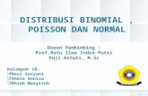 Distribusi Binomial, Poisson, dan Normal