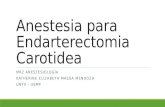 Anestesia para endarterectomia carotidea