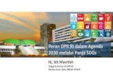 Peran DPR RI dalam Agenda 2030 melalui Panja SDGs
