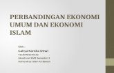 Perbandingan ekonomi umum dan ekonomi islam