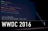 WWDC 2016 Recap
