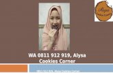 085811708169 (I-sat), Harga Chocolate fudge Alysa Cookies Corner Jakarta