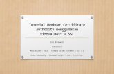 Tutorial membuat Certificate Authority menggunakan Virtual host + ssl