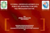 Tutorial Certificate Authority (CA) Public Key Infrastructure (PKI)