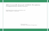 MS Excel 2003 Praktis – Pengelolaan Nilai