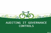 AUDITING IT GOVERNANCE CONTROLS